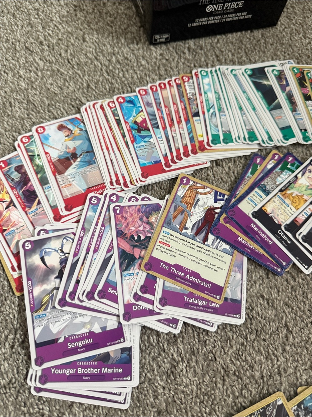 Onepiece Card Game TCG - 158 cards BULK ONLY - Picture 4 of 6
